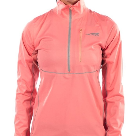 Altra Jackets & Blazers - NWOT Altra Peach Packable Half Zip Pullover Jacket